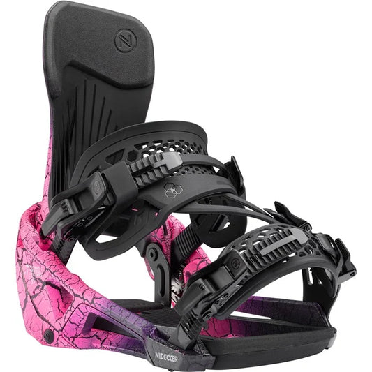 Nidecker LT Supermatic Snowboard Bindings 2026, Magma