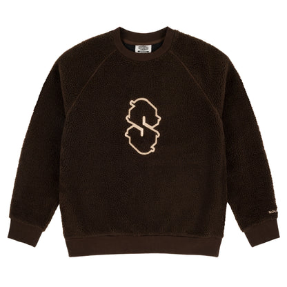 Souvenir- Sherpa Crewneck, Black