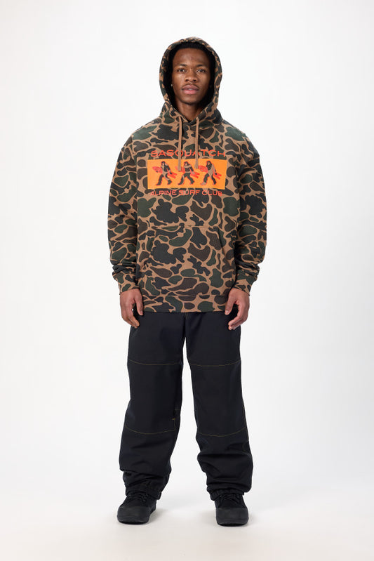 Pre Order - AIR BLASTER SASQUATCH ASC HOODIE DUCK CAMO
