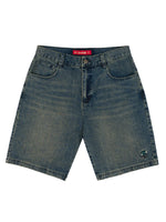 Loviah - Jorts, Denim Shorts. Pine Enzyme Wash