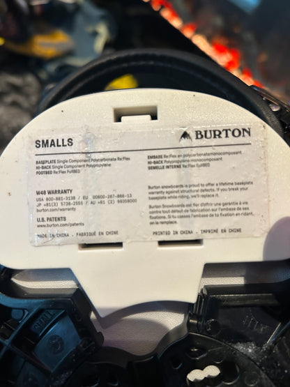 USED Burton Reflex Bindings Size small