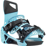 Nidecker - Men’s Snowboard Bindings, Supermatic. Escape Cyan. 2025