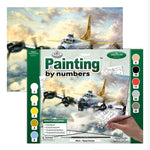 Royal Brush - Paint By Number, Flying Fortress. Adult Large