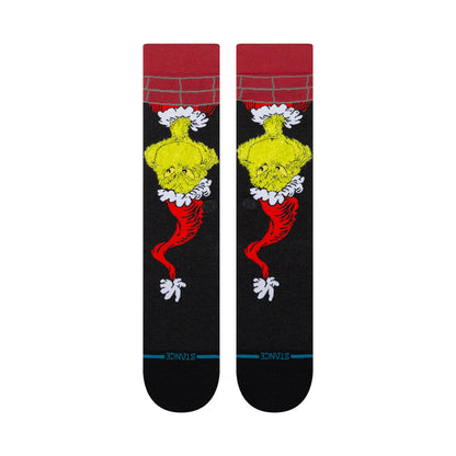Stance Socks - The Grinch Down The Chimney Crew Socks