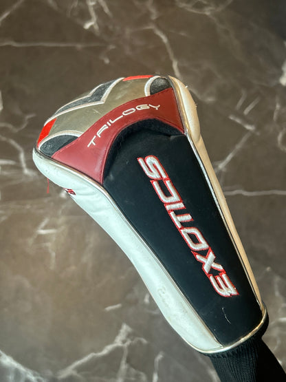 USED TourEdge Exotics X-Rail Fairway 3 Wood LH w/Cover