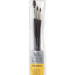 Windsor & Newton - Paint Brushes, GALERIA BRUSH LH ZIP SET/3