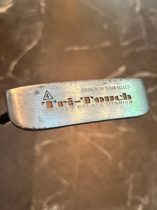 USED Tour Select Tri Touch Copper Balance Titanium Blade Putter LH