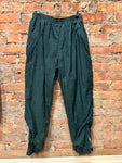 Reebok - Vintage Pants, Swishy Logo Only Forest Green L