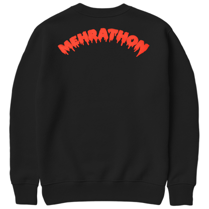 Mehrathon - Crewneck, Rib Cage, Black