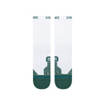 Stance - Fairway Ribbed Crew Socks, White