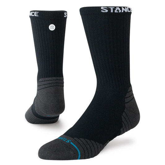 Stance - Golf Ribbed Mid Crew Socks Black