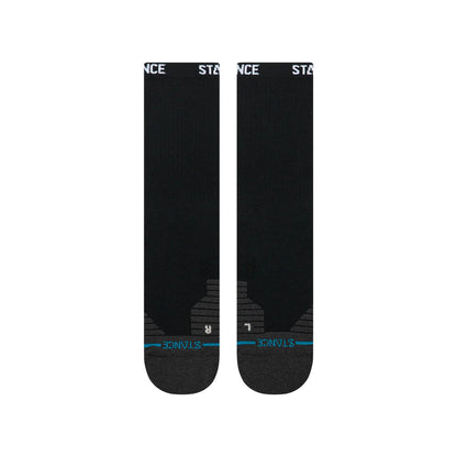 Stance - Golf Ribbed Mid Crew Socks Black