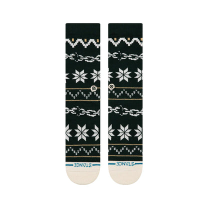 Stance Socks - Break The Season Crew Socks, Pine
