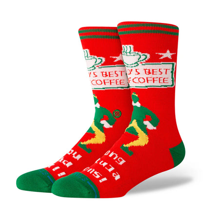 Stance Socks - Elf x Stance Worlds Best Crew Socks