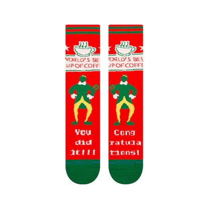 Stance Socks - Elf x Stance Worlds Best Crew Socks