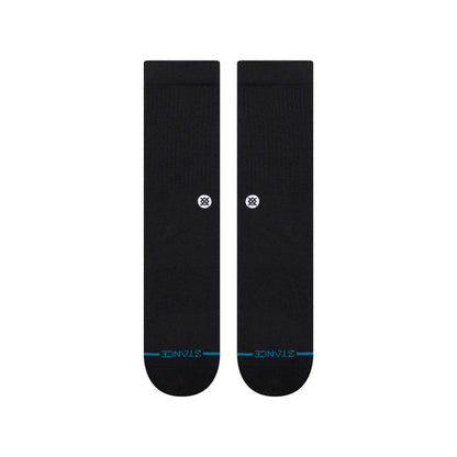 Stance Socks-  Neighborly Crew Socks, Black