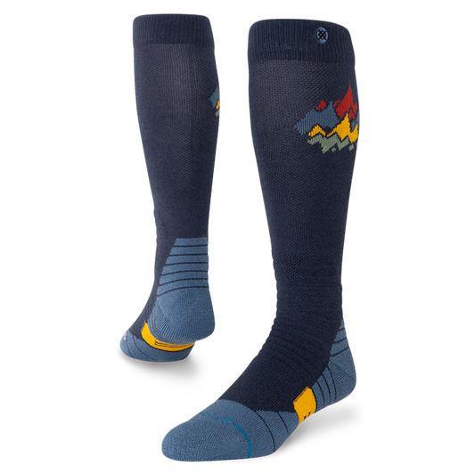 Stance Snow Peaks Wool Sock, Navy