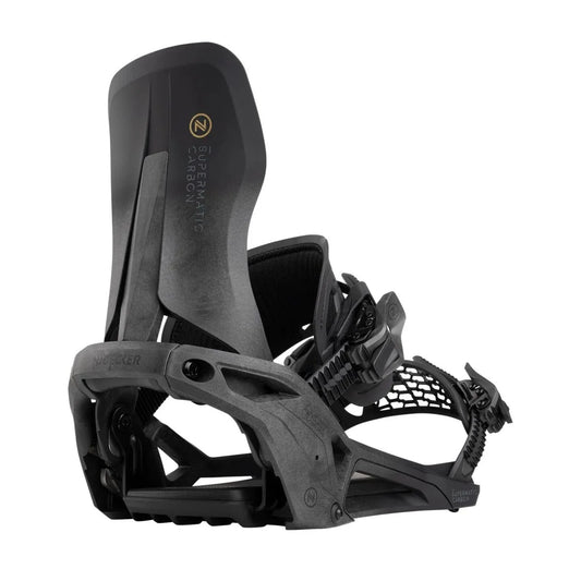 Nidecker - Snowboard Bindings, Supermatic. Carbon Black. 2025