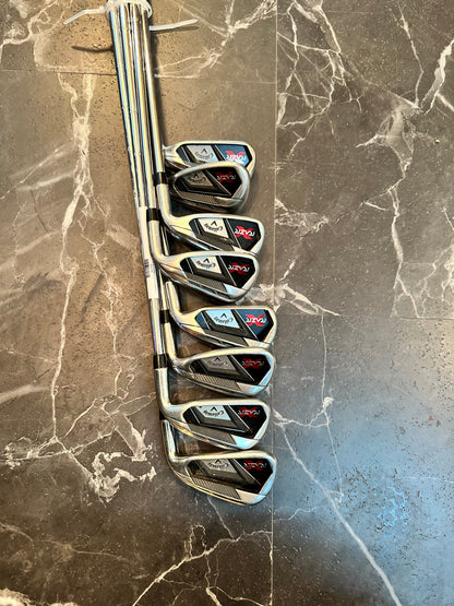USED Callaway RazrX Iron Set 8pcs (4,5,6,7,8,9,P,A) RH