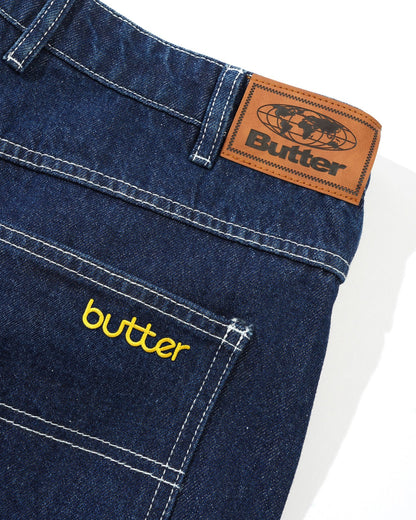Butter Goods - Alpine Denim Jeans, Raw Indigo