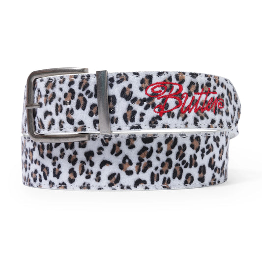 Butter Goods - Animal Hide Belt, Snow Leopard