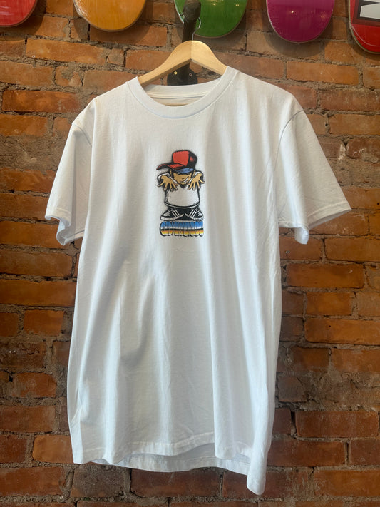 Corduroy - Rapper Tshirt,White