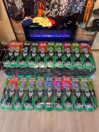 Heroin , Deck , Lee Yankou Retirement Board , 8.25" SIGNED**