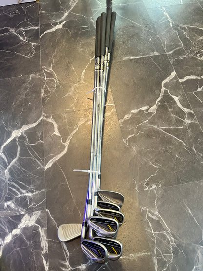 USED TaylorMade Rbladez HL iron set 4Aw RH stiff flex