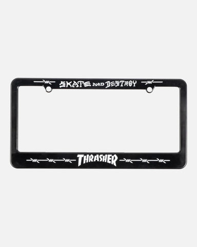 Thrasher - License Plate Holder. Barbed Wire