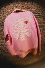 Mehrathon - Crewneck, Rib Cage, Pink