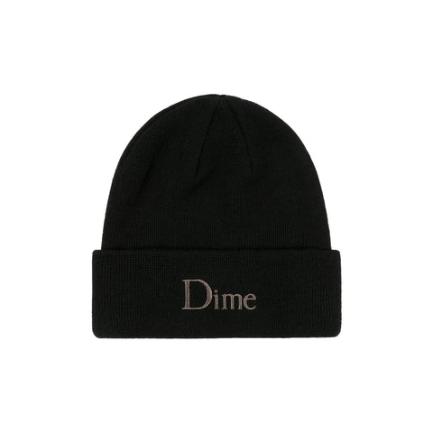 Dime - Beanie, Classic Wool Fold. BLK