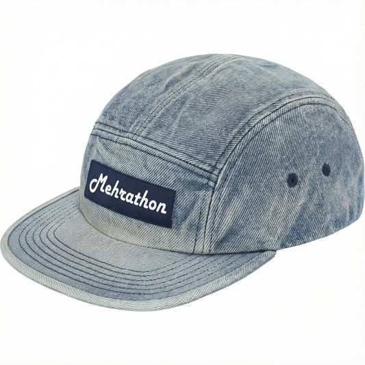 Mehrathon - 5 Panel Washed Denim Cap