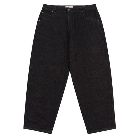 Dime - Pants, Classic Baggy Denim. Black Washed