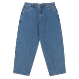 Dime - Pants, Classic Baggy Denim. Indigo Washed