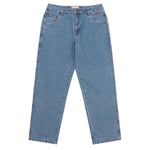 Dime - Pants, Classic Relaxed Denim. BLU Washed