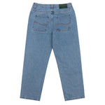 Dime - Pants, Classic Relaxed Denim. BLU Washed