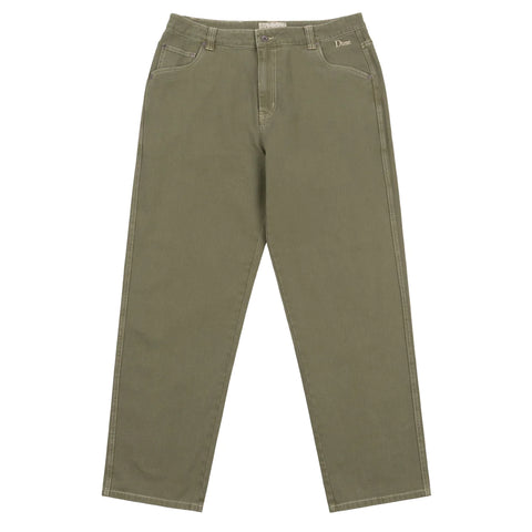 Dime - Pants, Classic Relaxed Denim. GRN Washed