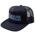 Baker - Hat, Bubble Mesh Trucker. Navy.