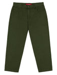 Loviah - Pants, 5 Pocket Denim. Army