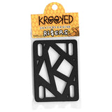 Krooked - Risers. Hot Pink/Black