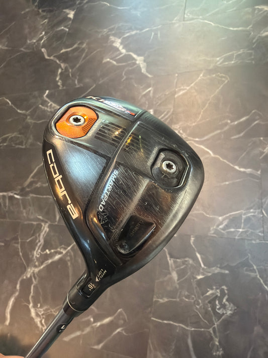 USED Cobra King F6 3-4 wood RH lite flex