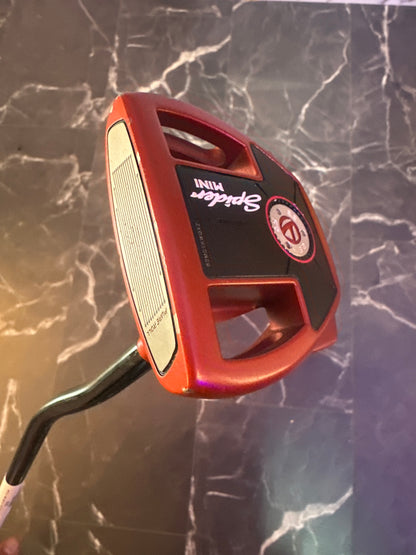 USED TaylorMade Spider Mini Mallet Putter LH w/Cover