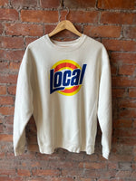The Local- Crewneck, Local Tide.White.