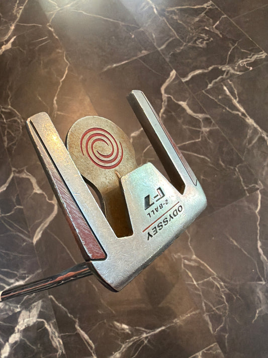 USED Mint Odyssey metal-x 2 ball putter RH 34”