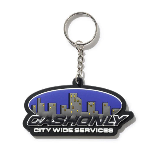 Cash Only - City Wide Key Chain - Black