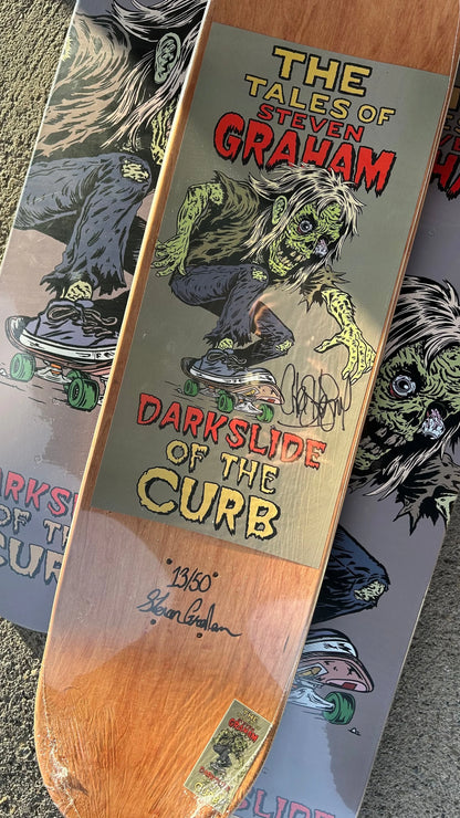 DARK SLIDE OF THE CURB DECK STEVE GRAHAM TALES (8.5")