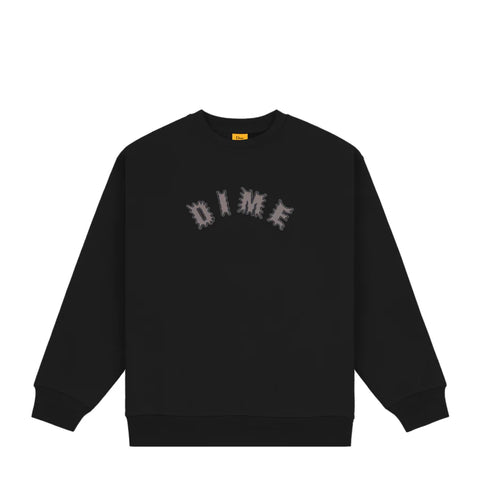 Dime - Crewneck, Choppers. Black