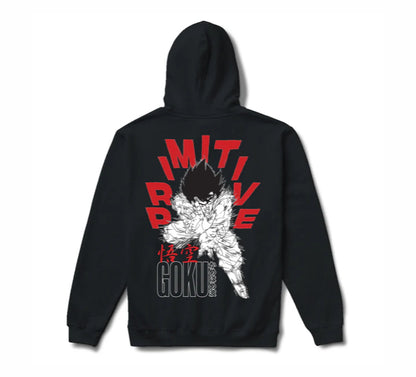 Primitive - Hoodie, Primitive x Dragonball Goku Energy Zip Up. Black