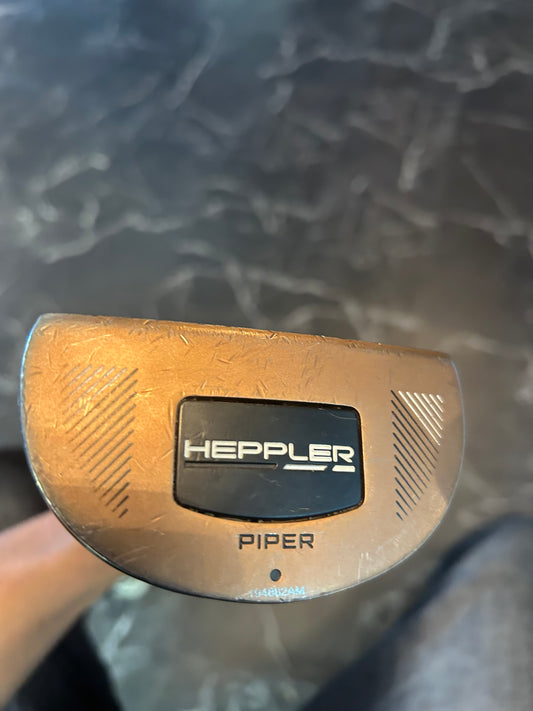 USED Ping Heppler Piper Armlock putter 38” RH black dot