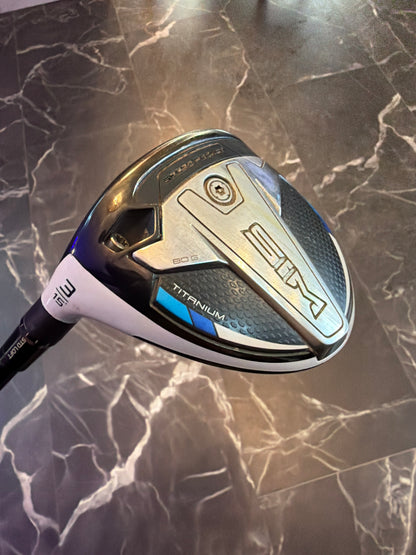 USED TaylorMade Sim TI Fairway 3 Wood LH w/Cover